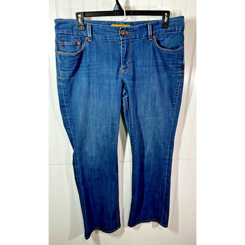 Seven7 Luxe Women's Thalia Bootcut Medium Wash Jeans Size 18 **Read Description